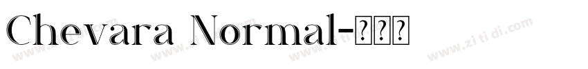 Chevara Normal字体转换
